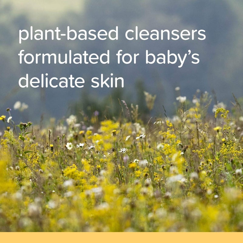 Baby Shampoo and Wash Set, 2-in-1 Natural Origin Plant Based Formula for Sensitive Skin, Original Fresh Scent, Tear-Free, Paraben Free, Pediatrician Tested, 3 Bottles 63 oz (21 oz 3-Pack) - Image 5