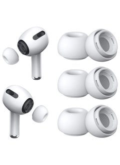 Beauenty 【3 Pairs】 Replacement Ear Tips for AirPods Pro and AirPods Pro 2nd Generation with Noise Reduction Hole Silicone Ear Tips for AirPods Pro (Medium)  - Image 1