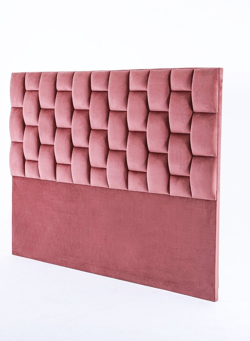 Karnak Estorn Upholstered Velvet Bed Frame Bedroom Furniture Super King - 200x200cm Pink - Image 5