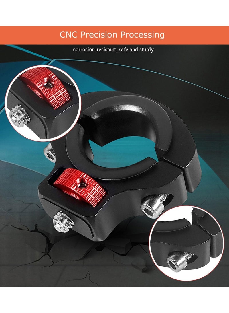 Aluminum Bike/Motorcycle Handlebar Mount, 360 Degrees Rotary Motorcycle Camera Mount Side Reinforcement  - Image 3