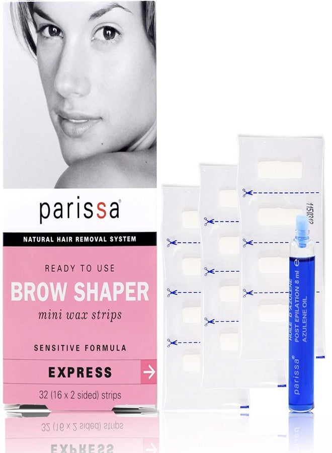 Parissa Eyebrow Shaper Wax Strip, 32 count, pink - Image 1