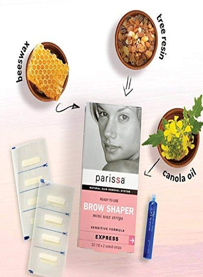 Parissa Eyebrow Shaper Wax Strip, 32 count, pink - Image 4