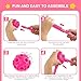 spring flower SpringFlower Fort Building Kit for KidsSTEM Construction Toys Educational Gift for 4 5 6 7 8 9 10 11 12 Years Old Boys and GirlsUltimate Creative Set for Indoor Outdoors Activity200 PcsPink - Image 4