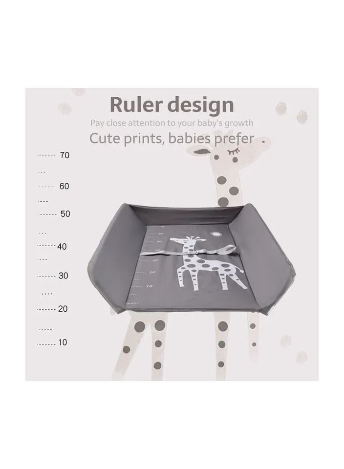 إفريثينج فور كيدز Foldable Baby Changing Table with Wheels and Storage Bag Nursery Organizer for Newborn Essentials - Image 2