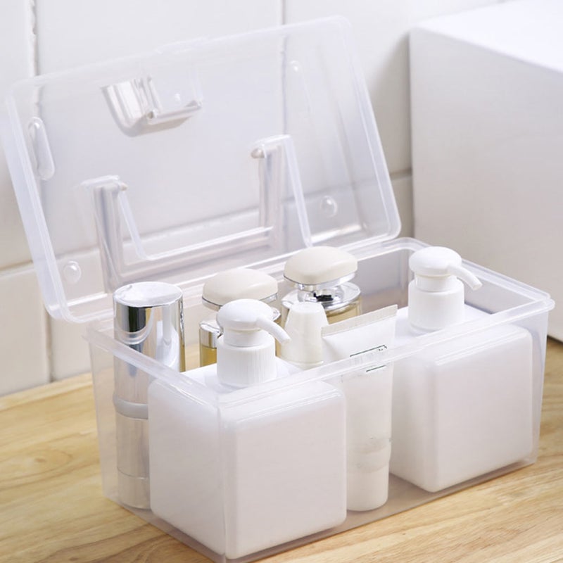 2pcs Multipurpose Storage Box Home Use Transparent Box Storage Container - Image 3