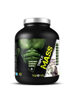 Laperva Laperva Triple Mass Gainer, Cookies and Cream, 8 Servings - 2.76 Kg  - Image 1