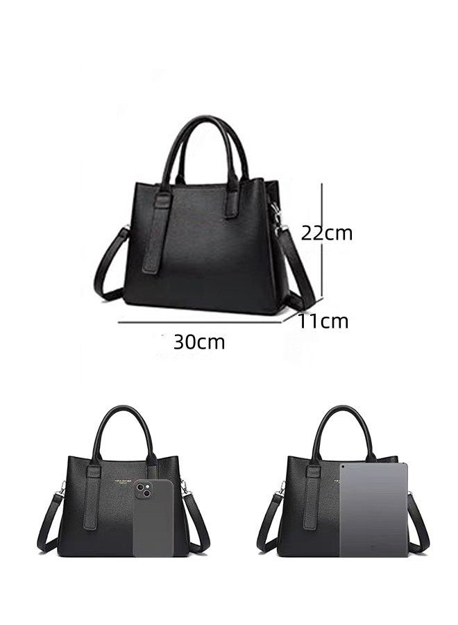 JCB CHIC حقيبة كتف بحمالة أزياء جديدة على شكل حقيبة كتف من جلد البولي يوريثان من جلد البولي يوريثان الأنيق الأنيق الأنيق ، حقيبة ركاب جديدة رائعة عالية الجودة رائجة البيع ذات تصميم جديد لحقائب الركاب (531 أسود) - Image 2