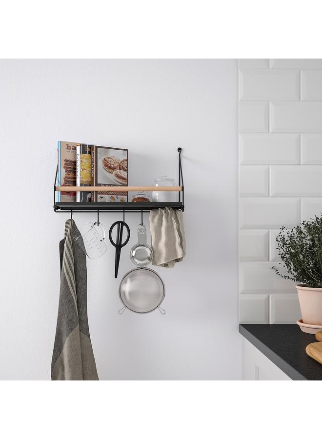 Zaboon Wall organiser w hooks, 42x12x26 cm - Image 5