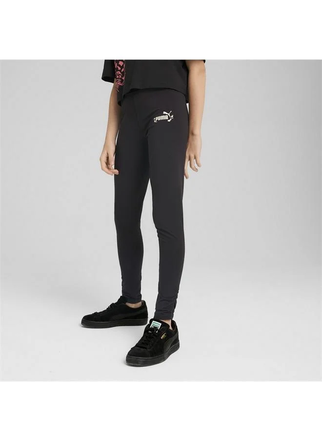 Puma Flaming Love Leggings Youth