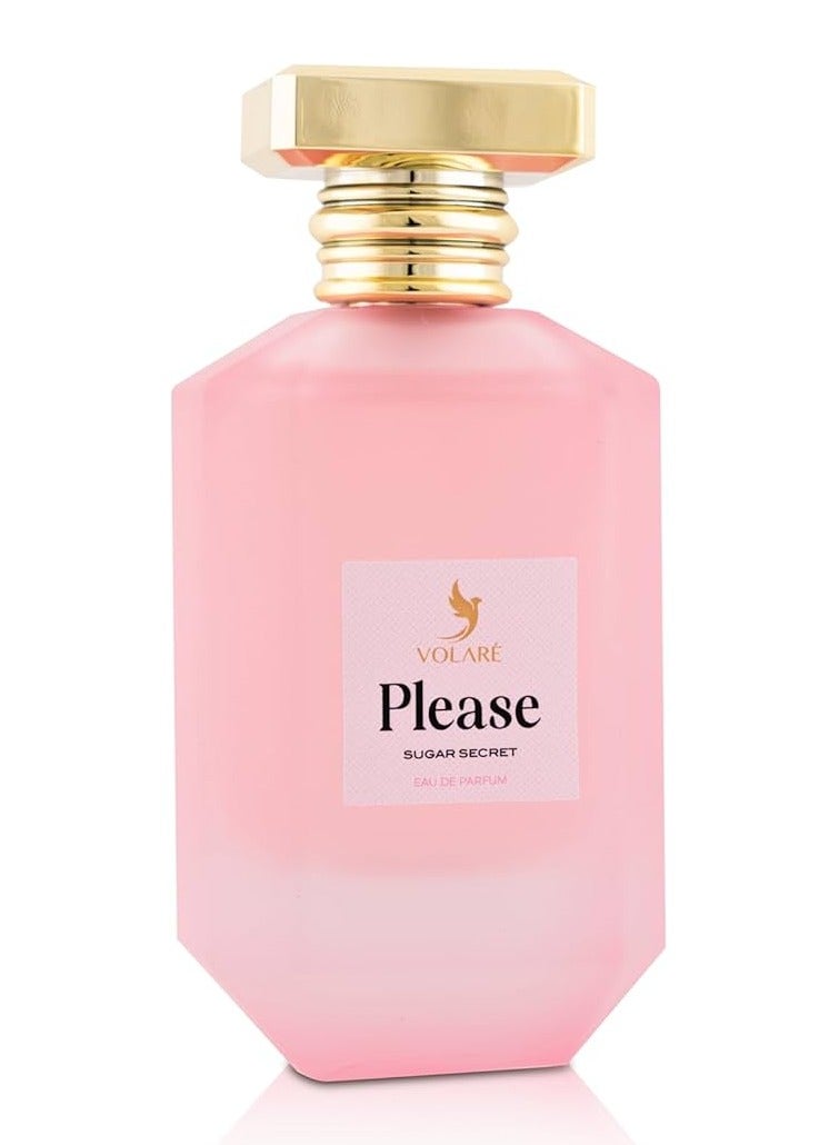 VOLARE Please Sugar Secret Eau De Parfum for women ( Inspired by Tease Sugar Fleur ) -100ml  - Image 1