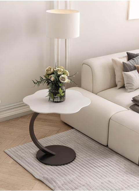 Sturdy Cloud Flower Shaped C-Shaped Coffee Table Sofa Side Table End Table For Living Room Bedroom