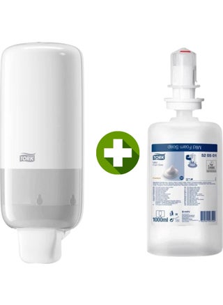 Torque 1 pc. Foam Soap Dispenser White 561500 + 1 Liter Foam Soap Premium Gift - pzsku/Z3B9A7496EE490DAD3DB9Z/45/_/1726146461/64bdd227-ad2d-4bb0-a586-2dba83e78b16