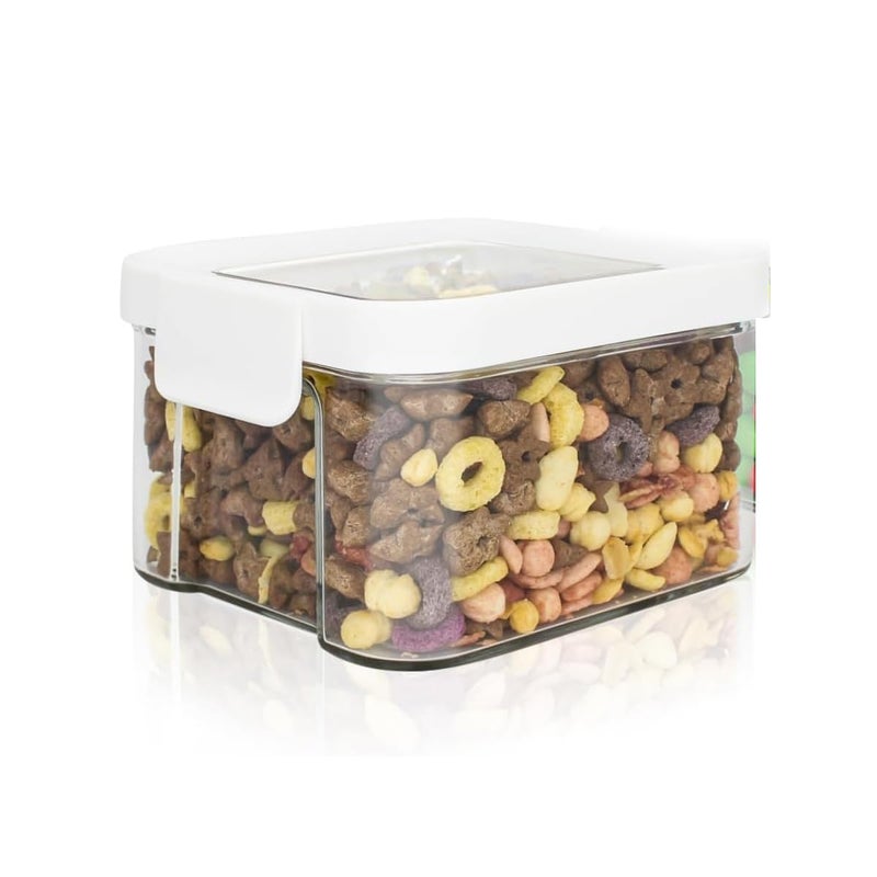 1Pack 460ml BPAFree Airtight Thick Plastic Food Storage Container with Lid  Stackable Kitchen  Pantry Snack Keeper