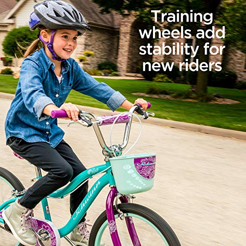 Schwinn Training Wheels, Fits 12 - 20 Inch Kids Bikes, Includes Mounting Hardware, Adjustable Steel Brackets, Detachable, Fun Sticker Decals, Easy to Install, Training Wheels for Kids Bike - Image 2