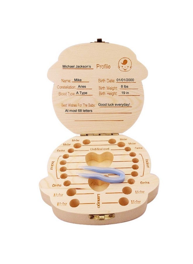PAMBO Baby Tooth Fairy Box Keepsake For Lost Tooth Boys; Tooth Holder For Kids ; Baby Shower & Birthday Gift - Image 4