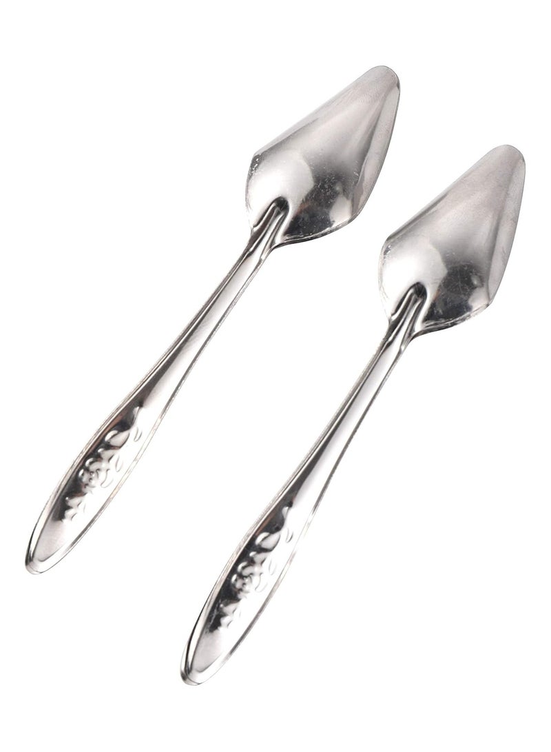 SOLDOUT 2 PCS Nestling Feeding Spoon Bird Parrot Feeding Spoon Stainless Steel Water Milk Powder Feeder Spoons Bird Supplies (Pack of 2)  - Image 2