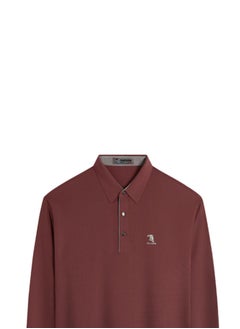 Tucano Men's Business Casual Long Sleeved T-Shirt Polo Shirt Top  - Image 3
