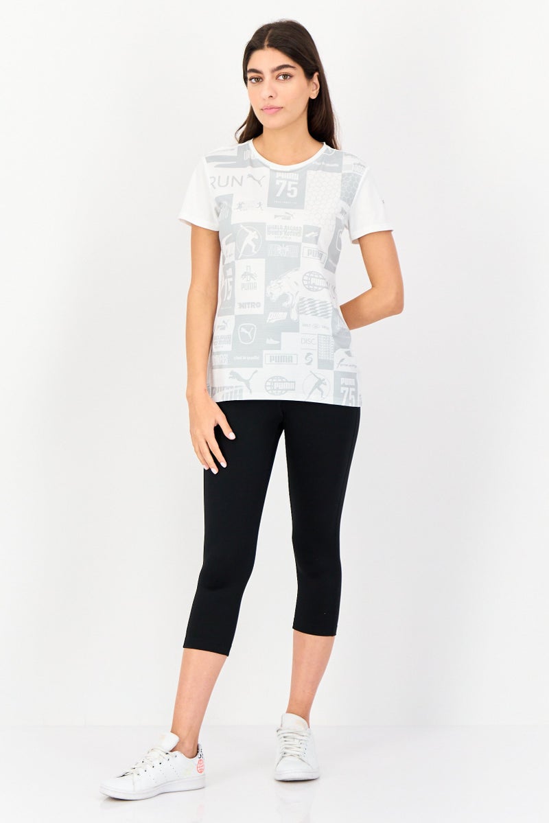 PUMA تي شيرتات جري قصيرة الأكمام للنساء، متعددة الألوان - Image 4