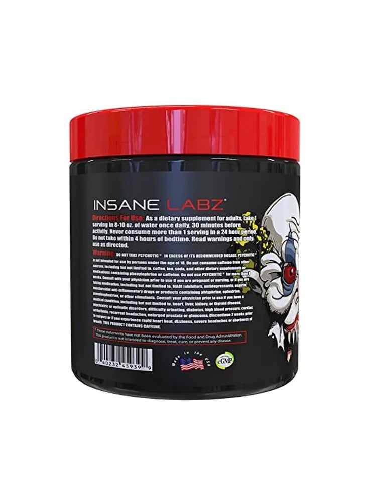 Insane Labz Psychotic Pre-Workout Peach Mango 215g – 35 Servings - Image 3