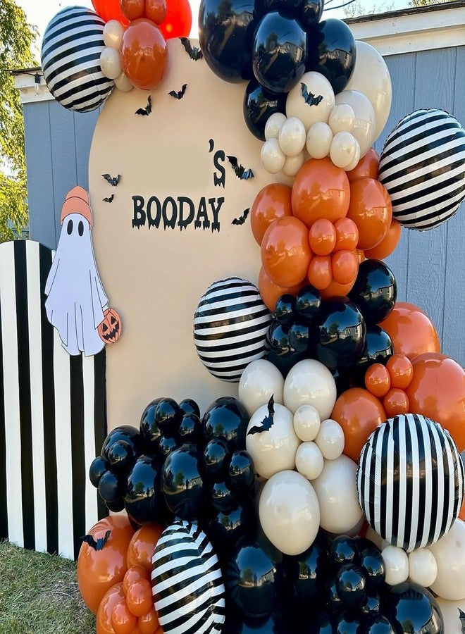 KHC-KHF Striped-Balloon Halloween-Balloons 12PCS 18in Black White Striped Foil Balloons Birthday Party Baby Shower Christmas Ceremony Decoration Supply - Image 4