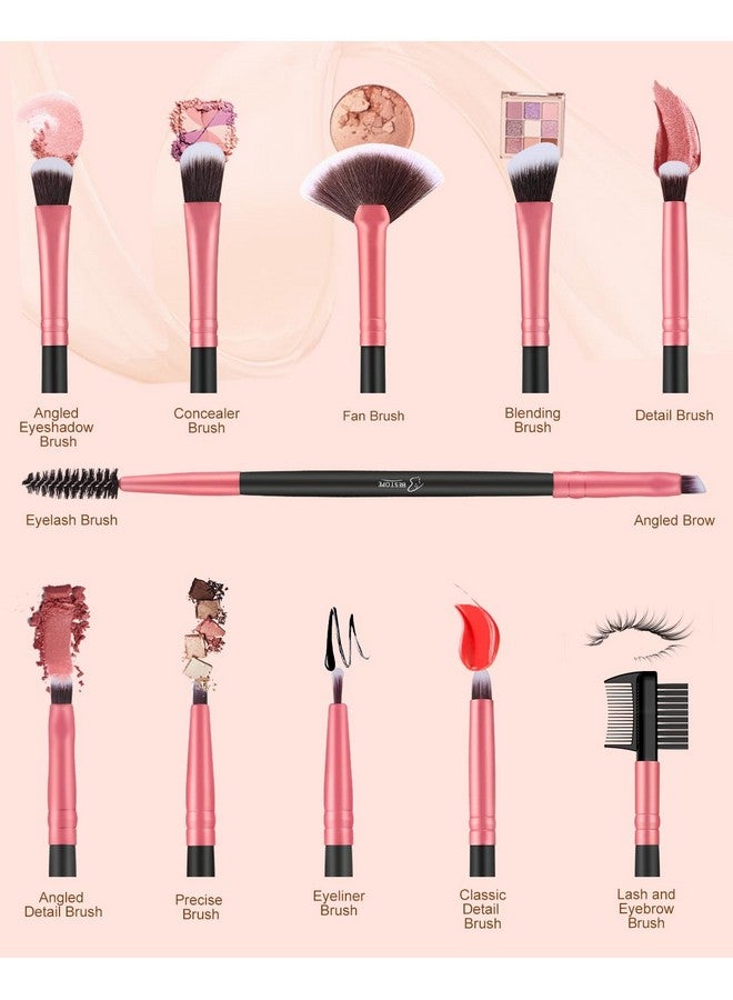 BESTOPE PRO Makeup Brushes 16 Pcs Makeup Brush Set, Blending Brush for Foundation, Premium Synthetic Powder Concealers Makeup Brushes for Eyes and Face, Eye Shadows Brushes, Eyeliner Make Up Brushes - Image 3