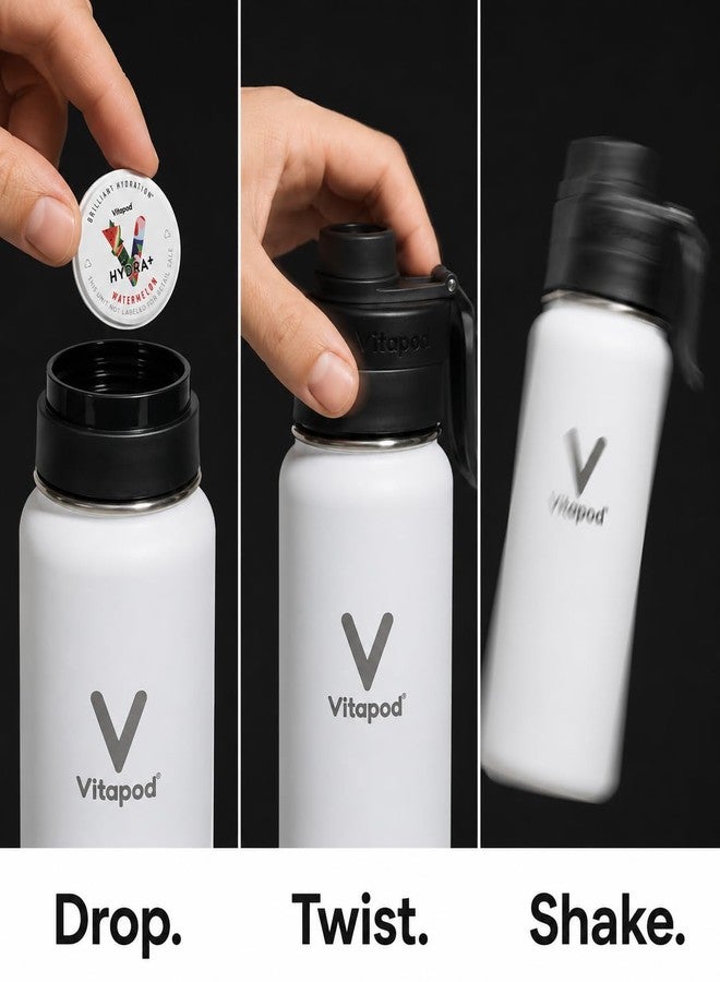 Vitapod Vacuum Insulated Stainless Steel Water Bottle, Double Wall, Leak Proof, BPA-Free, 18/8 Food-Grade (White, 32oz) - Image 5