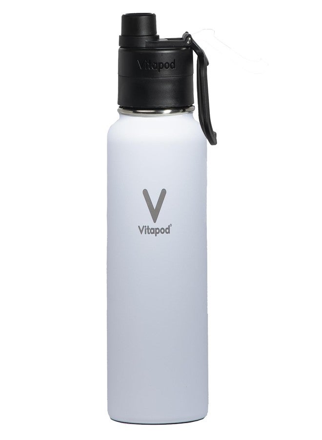 Vitapod Vacuum Insulated Stainless Steel Water Bottle, Double Wall, Leak Proof, BPA-Free, 18/8 Food-Grade (White, 32oz) - Image 1
