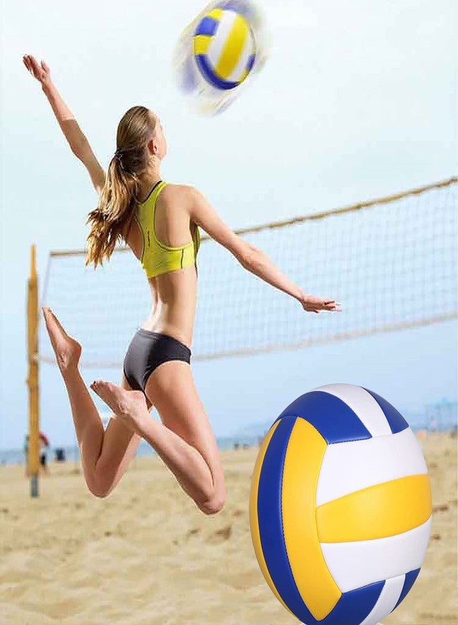 ABAJI Volleyball Official Size Soft Surface Training Practice Indoor Outdoor Gift for Youth Come with Pump Needle - Image 4