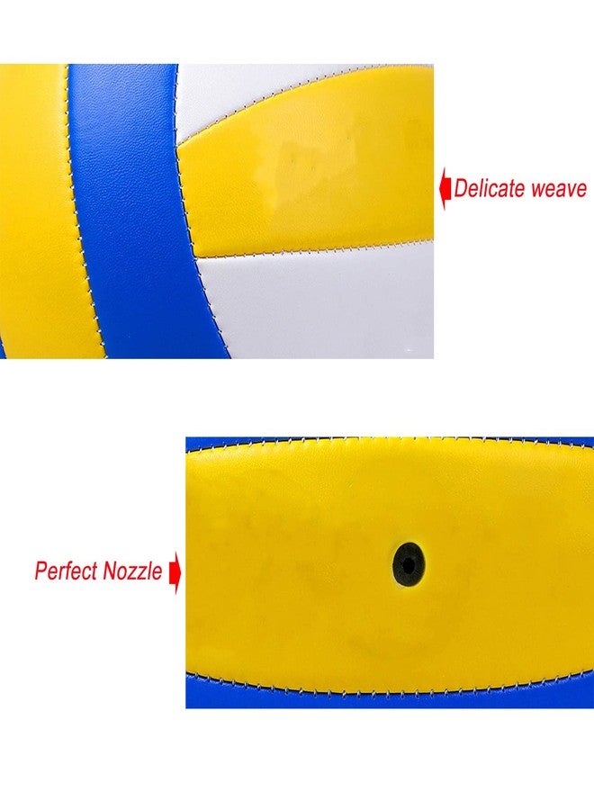 ABAJI Volleyball Official Size Soft Surface Training Practice Indoor Outdoor Gift for Youth Come with Pump Needle - Image 3