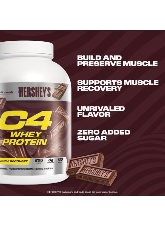 CELLUCOR C4 Whey Protein Powder, Hershey's Chocolate - 25g Protein, 0g Added Sugar, 130 Calories Per Serving, Supports Muscle Recovery, 66 Servings, - Image 5