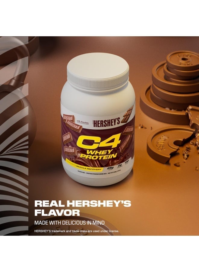 CELLUCOR C4 Whey Protein Powder, Hershey's Chocolate - 25g Protein, 0g Added Sugar, 130 Calories Per Serving, Supports Muscle Recovery, 66 Servings, - Image 4