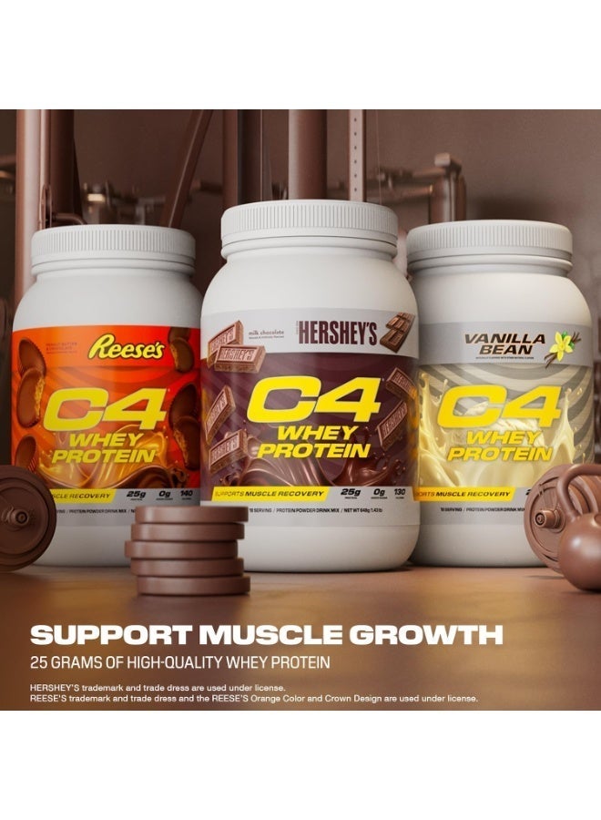 CELLUCOR C4 Whey Protein Powder, Hershey's Chocolate - 25g Protein, 0g Added Sugar, 130 Calories Per Serving, Supports Muscle Recovery, 66 Servings, - Image 3