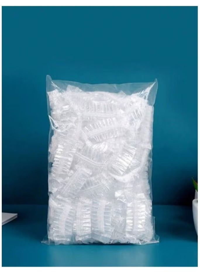 لوبوفان 100pcs الأذن يمكن التخلص منها يغطي حماة الأذن ، وأغطية أذن بلاستيكية مقاومة للماء لصبغ الشعر ، والاستحمام ، والسبا - Image 5