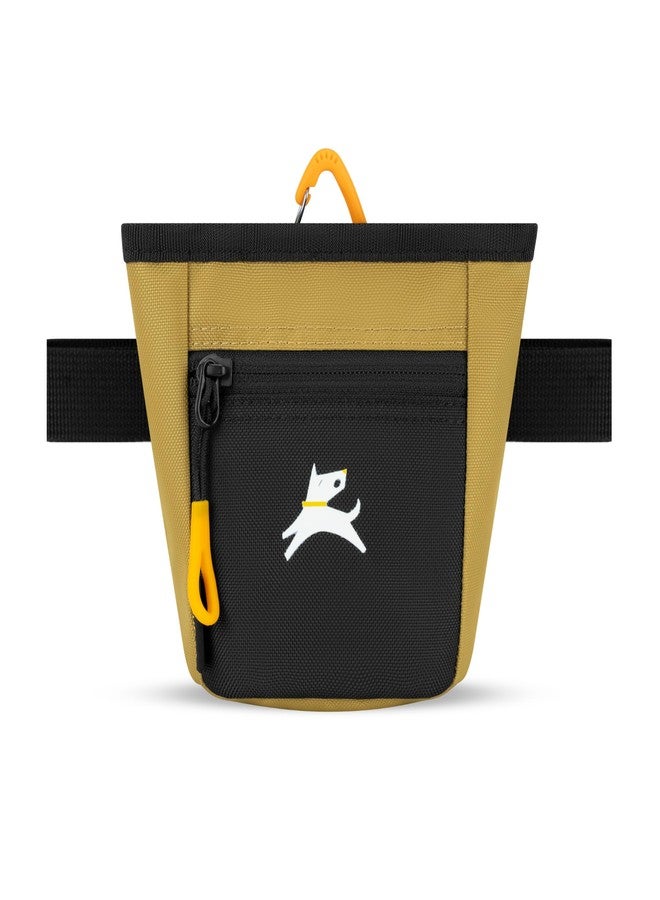 OllyDog حقيبة مكافآت OllyDog Goodie، حقيبة مكافآت الكلاب، مشبك حزام الخصر للتدريب بدون استخدام اليدين، إغلاق مغناطيسي، أدوات تدريب الكلاب وتعديل السلوك، ثلاث طرق للارتداء (لون الظبي) - Image 1