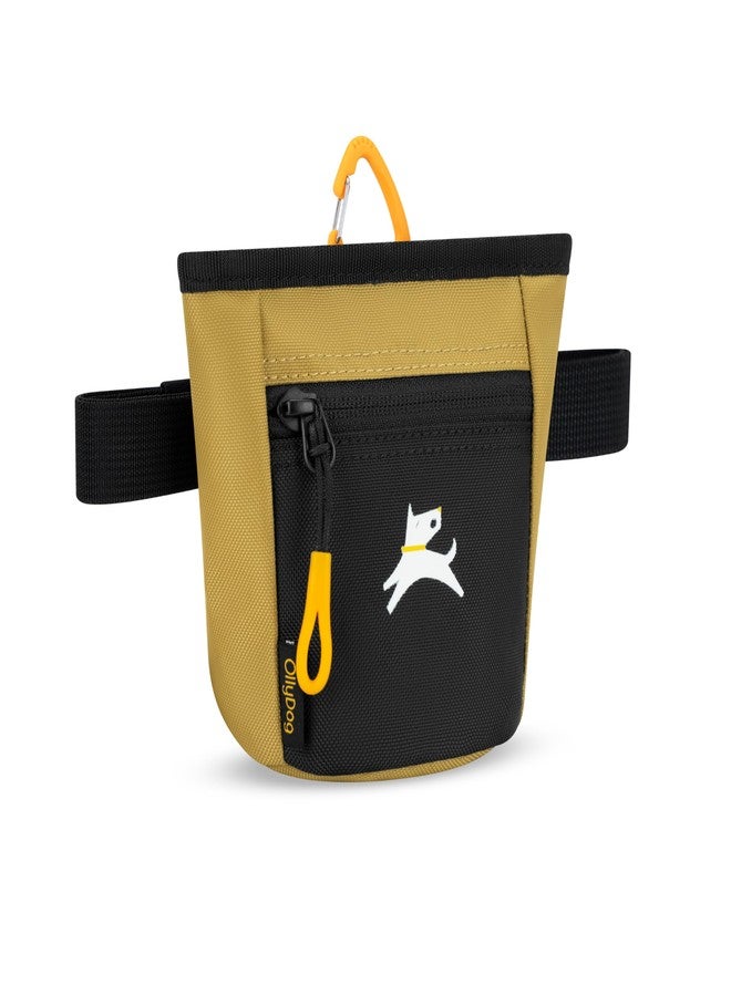 OllyDog حقيبة مكافآت OllyDog Goodie، حقيبة مكافآت الكلاب، مشبك حزام الخصر للتدريب بدون استخدام اليدين، إغلاق مغناطيسي، أدوات تدريب الكلاب وتعديل السلوك، ثلاث طرق للارتداء (لون الظبي) - Image 3