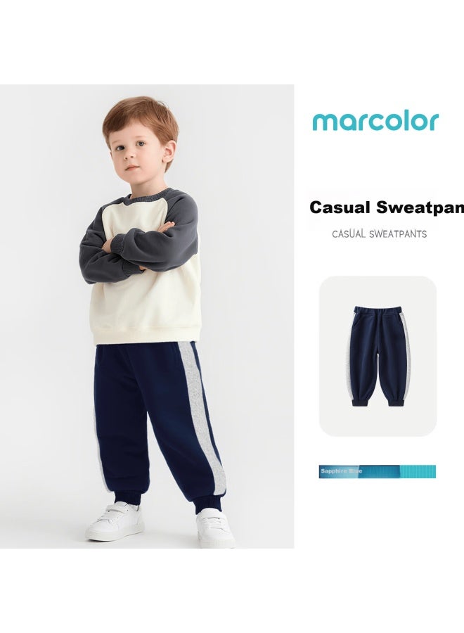 Marcolor Spring Baby Boys Jogger Pants Breathable Loose Outdoor Sports Trousers Royal Blue Size 80