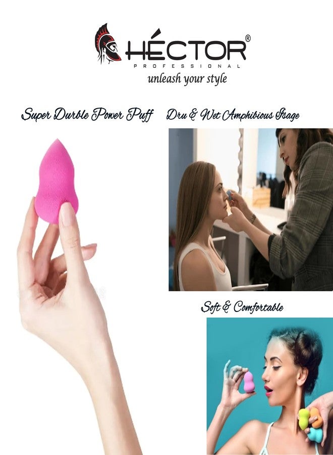 Hector 12 Pcs. Make Up Puff Set for Foundation Beauty Blender Sponge For Makeup - Image 3