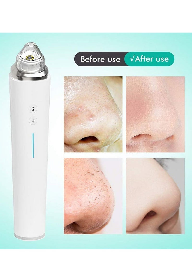 general Blackhead Remover Vacuum with Camera, Facial and Nose Pore Cleaner Pore Extractor Pimple Extractor,6 Probes Blackhead Vacuum Cleaners Kit Electric Acne Extractor, Skin Care Tool - Image 2