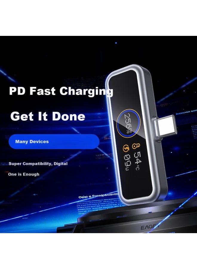 EAGET Eaget I30Pro 256Gb Usb3.0 Type-C, Apple Android Phone Usb Drive, Pd Power App Digital Encryption With Screen Display, Large Capacity - Image 1