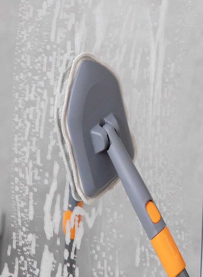 CLEANHOME وسادات استبدال ميكروفايبر CLEANHOME 3 قطع مناسبة لفرش تنظيف البلاط في الحمام - Image 3