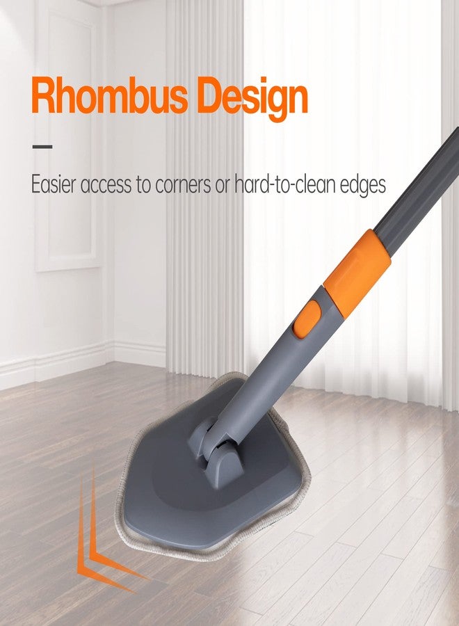CLEANHOME وسادات استبدال ميكروفايبر CLEANHOME 3 قطع مناسبة لفرش تنظيف البلاط في الحمام - Image 4