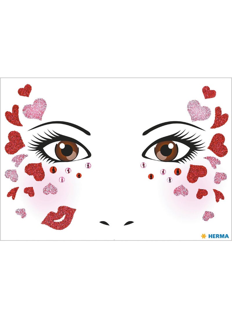 Herma - Face Art Decor Face Decoration Sticker Ask - Image 1