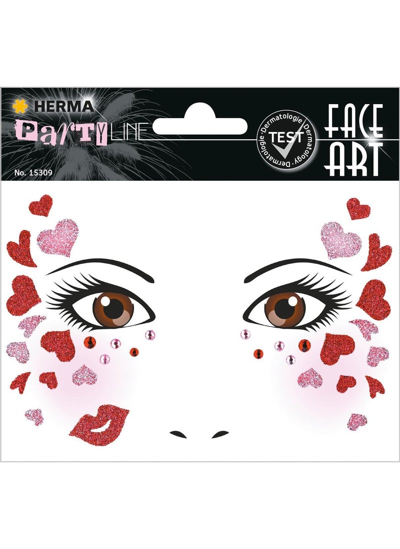 Herma - Face Art Decor Face Decoration Sticker Ask - Image 1