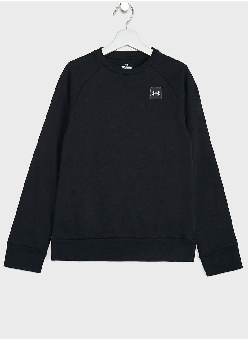 UNDER ARMOUR - Youth Rival Fleece Sweatshirt - Image 1