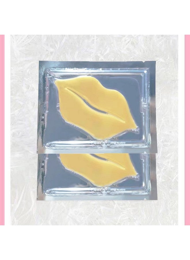 NIYET 30 Pieces Of Moisturizing Collagen Crystal Lip Mask Antiageing & Anti Chapped Reduce Lip Wrinkles Fade Lip Color Make Skin Smooth And Firm Collagen Lip Pieces (Goldlip Mask) … - Image 5