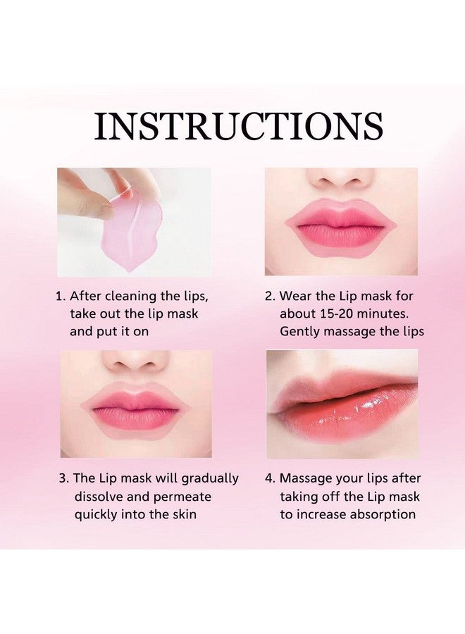 NIYET 30 Pieces Of Moisturizing Collagen Crystal Lip Mask Antiageing & Anti Chapped Reduce Lip Wrinkles Fade Lip Color Make Skin Smooth And Firm Collagen Lip Pieces (Goldlip Mask) … - Image 4