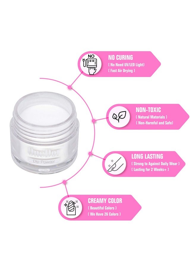 OneDor OneDor Nail Dip Dipping Powder - CLEAR Powders Pro Collection System, 1 Oz. (Clear)  - Image 5