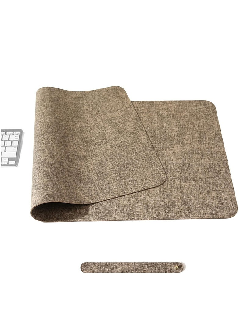 Waterproof PU Leather Desk Blotter – Large Non-Slip Office Mat for Keyboard, Mouse, and Workspace, Durable Desk Protector, Smooth Writing Surface, Ideal for Home Office, Executive Desk, and Professional Workspace Organization - Image 1