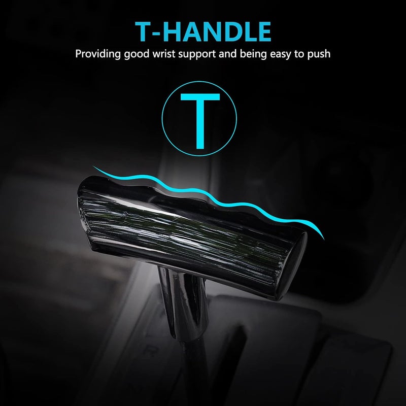 RERPRO RZR PRO XP Shifter Knob for 2020-2024 Polaris RZR PRO XP / 4 RZR PRO R - Ergonomic Zinc Alloy Heavy Duty Black T-Handle Gear Shift Knob - Image 3