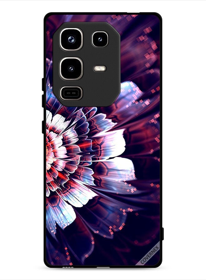 Covernex Infinix Note 50 Pro 4G Protective Case Cover Reflected Big Flower On Left Side - Image 1